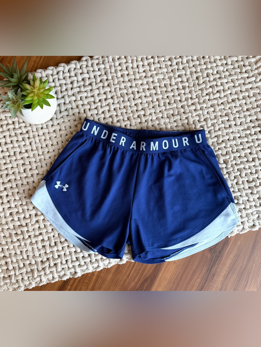 Under Armour | Women’s Play Up 3.0 Shorts in Blue | Small